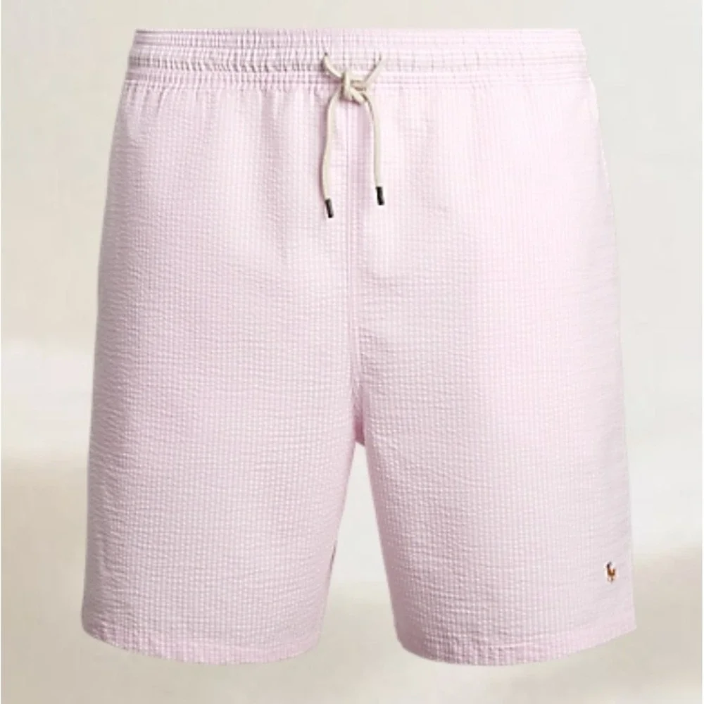 Polo Ralph Lauren Pink Traveler Stretch Swim Trunks Board Shorts Men's Size 3XB